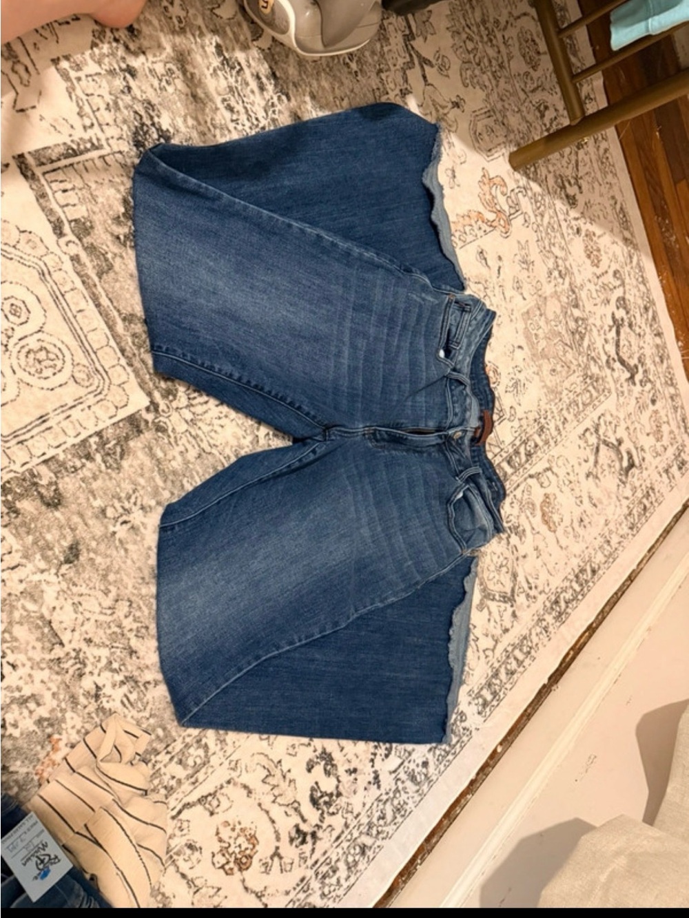 Judy Blue Medium Blue Flare Wide-Leg Jeans